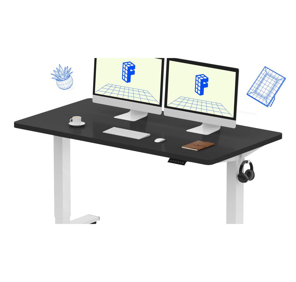Amazon.com: FLEXISPOT EN1 One-Piece Standing Desk with 1-Inch